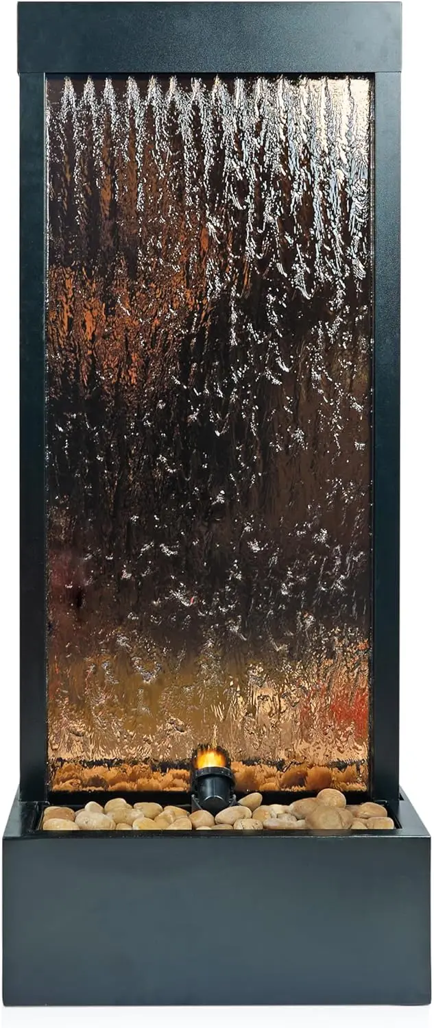 - Mirror Waterfall Fountain wi - Outdoor Zen Lighting recension och pris
