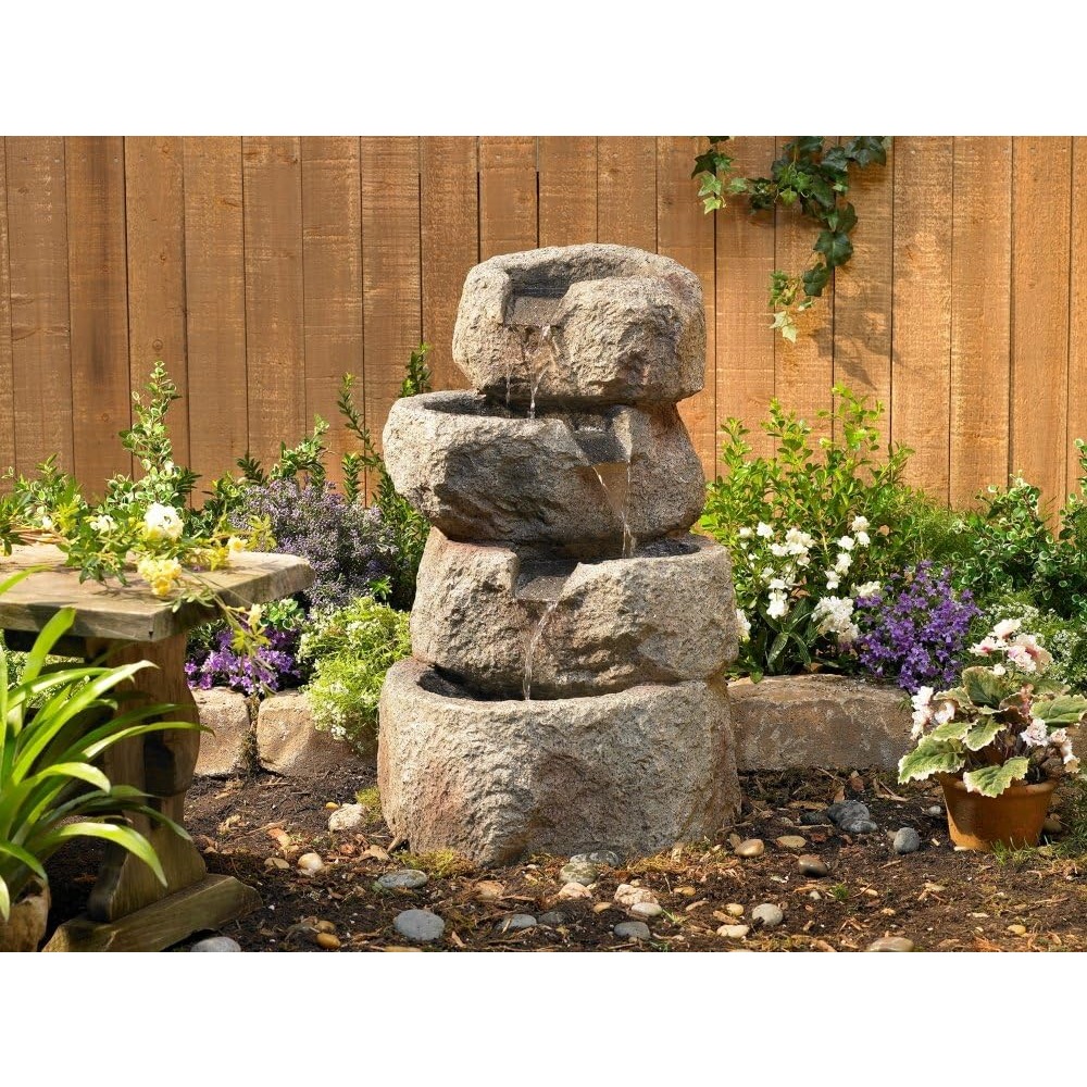 Glacial Rock Zen Rustic Outdoo - Outdoor Zen Lighting recension och pris