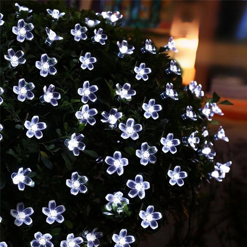 Solar Cherry Garden Flower Lig - Outdoor Lighting Driveway recension och pris