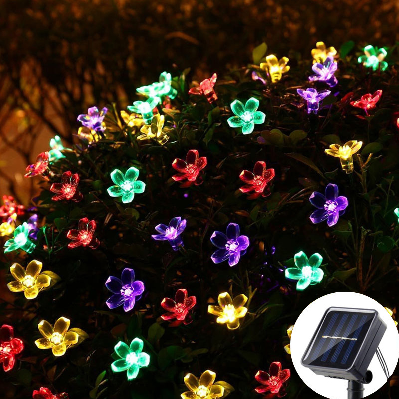Solar Cherry Garden Flower Lig - Outdoor Lighting Driveway recension och pris