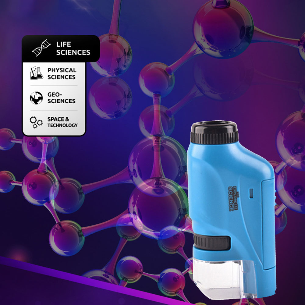 Mini Microscope Kit with LED L - Outdoor Lighting Battery Powered recension och pris