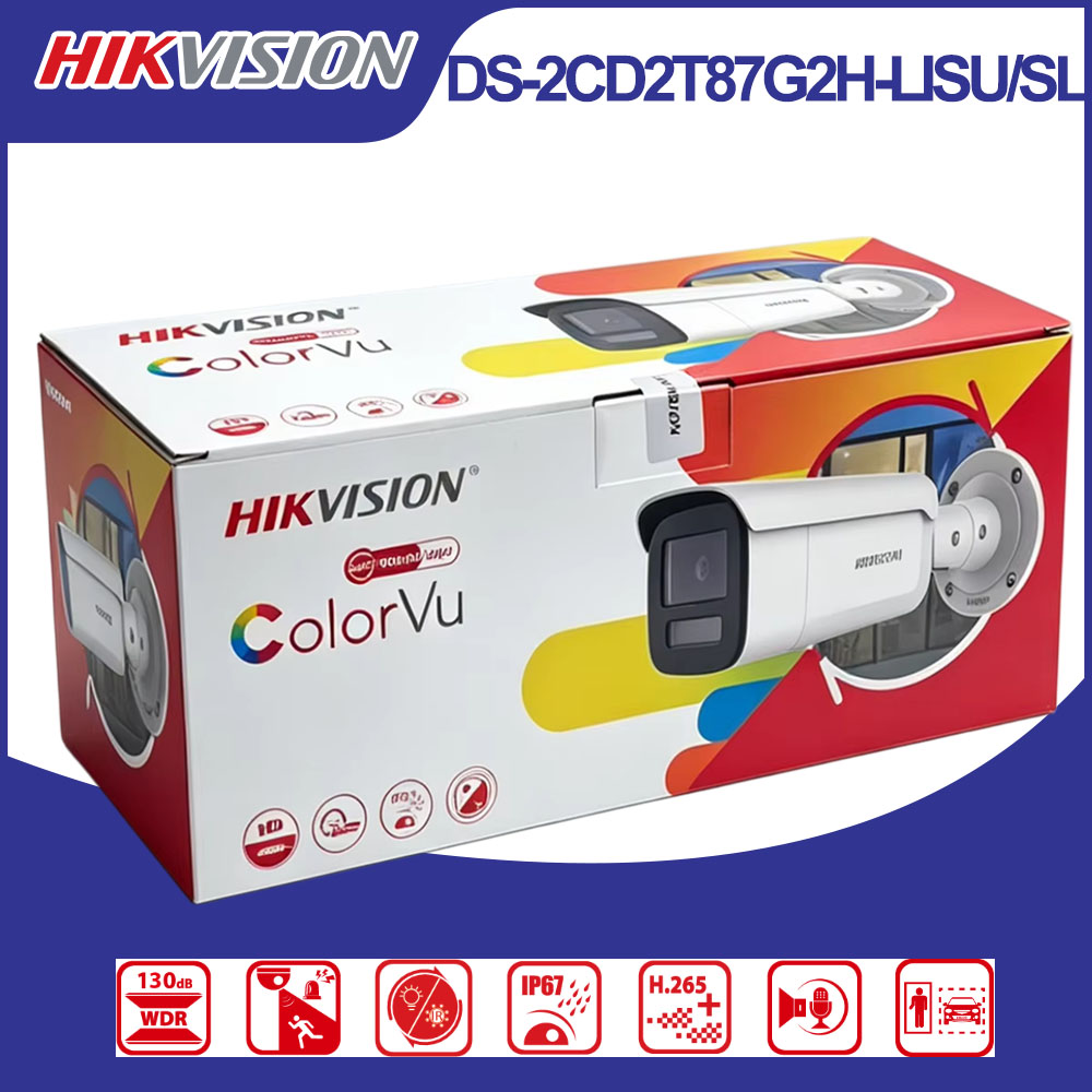 Hikvision DS-2CD2T87G2H-LISU/S - Outdoor Lighting Mains Powered recension och pris