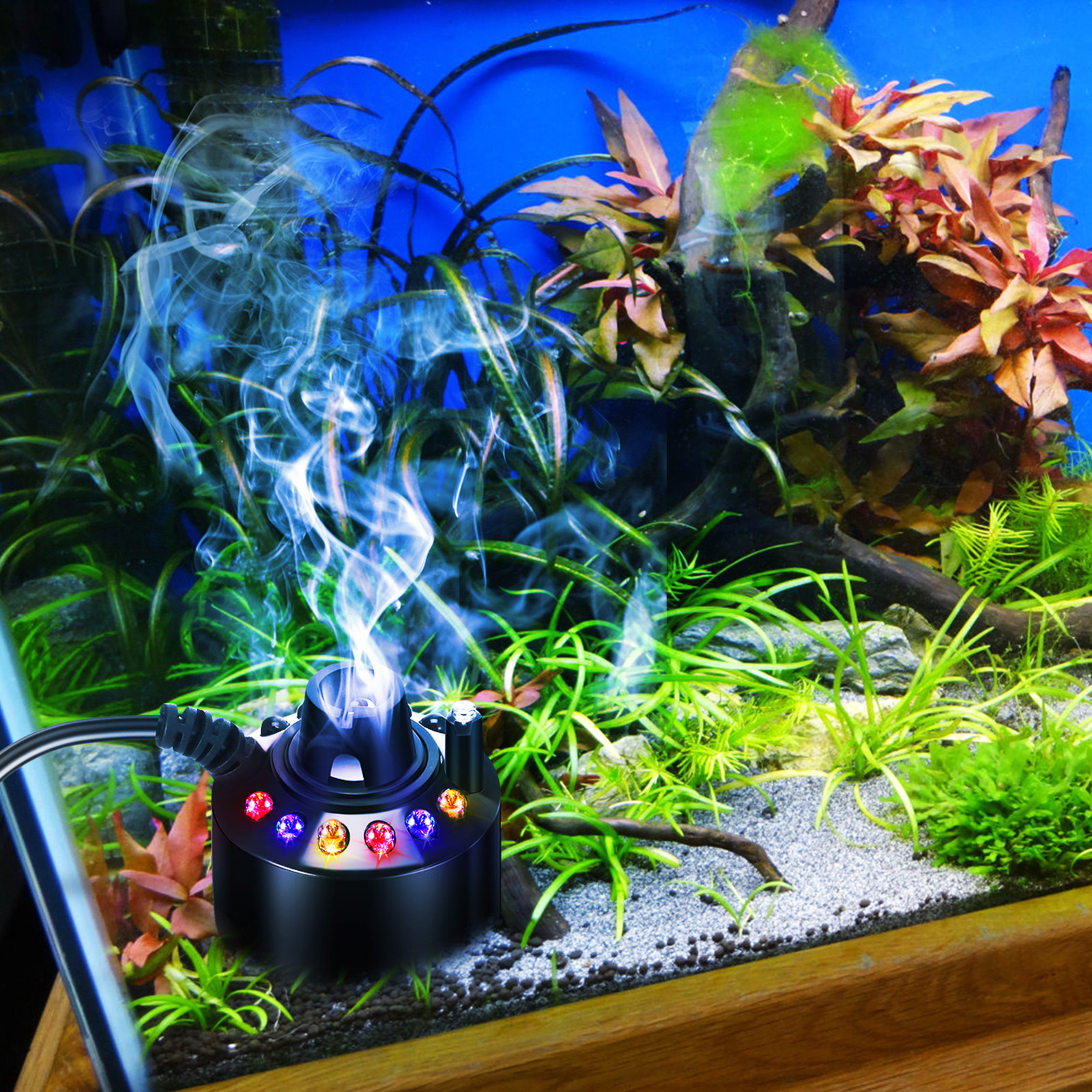 Mist Maker Fogger LED Mini Fog - Pond Light Submersible recension och pris