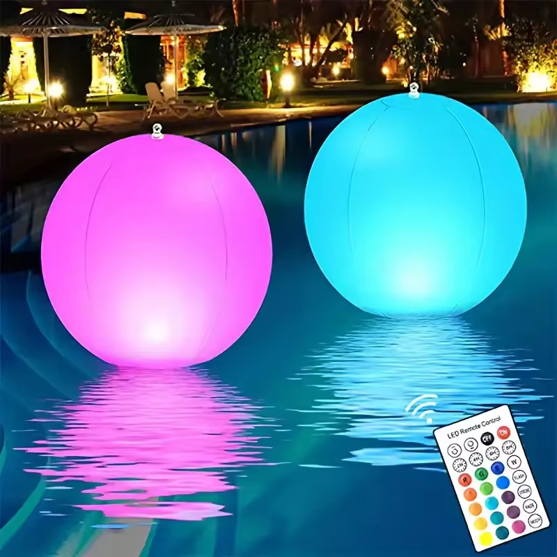 1-5PCS Floating Pool Lights wi - Pond Light Submersible recension och pris