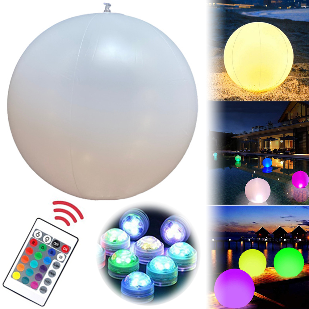 1-5PCS Floating Pool Lights wi - Pond Light Submersible recension och pris