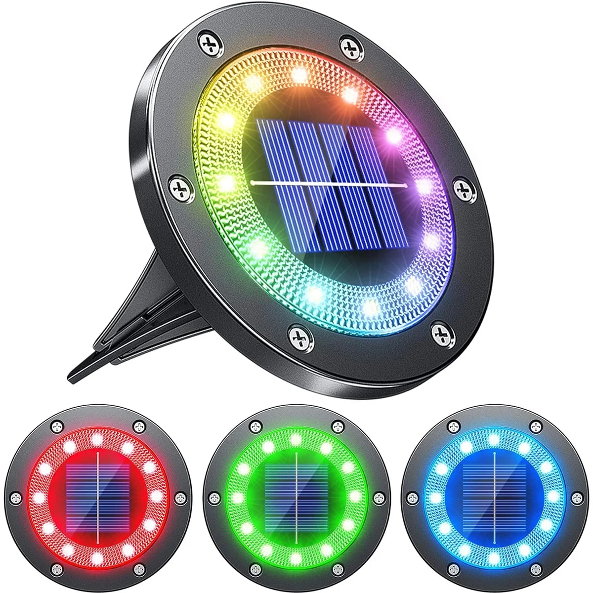 Solar Ground Lights Outdoor 12 - Outdoor Lighting Driveway recension och pris