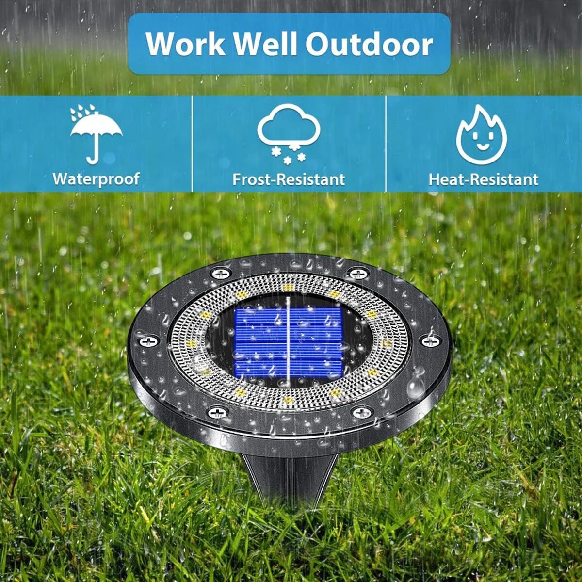 Solar Ground Lights Outdoor 12 - Outdoor Lighting Driveway recension och pris