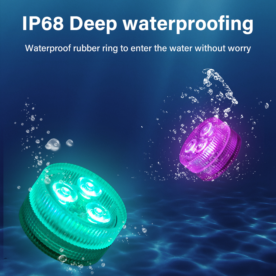 3LEDs RGB LED Underwater Light - Pond Light Submersible recension och pris