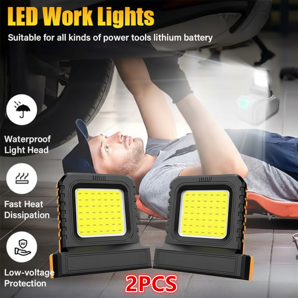 2PCS NEW USEFUL 21V Power Tool - Outdoor Lighting Battery Powered recension och pris