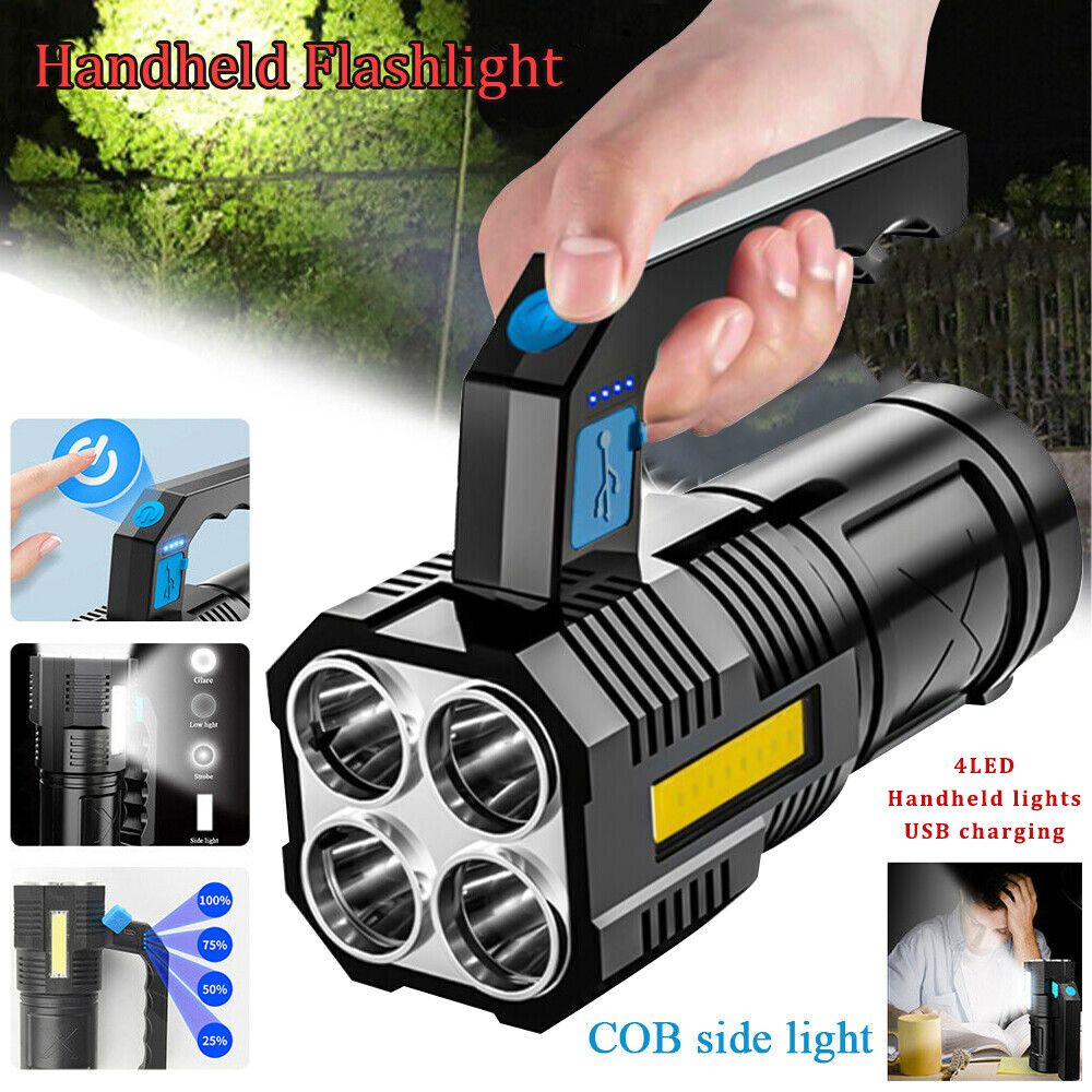 USB Rechargeable Handheld LED  - Outdoor Lighting Spotlight recension och pris