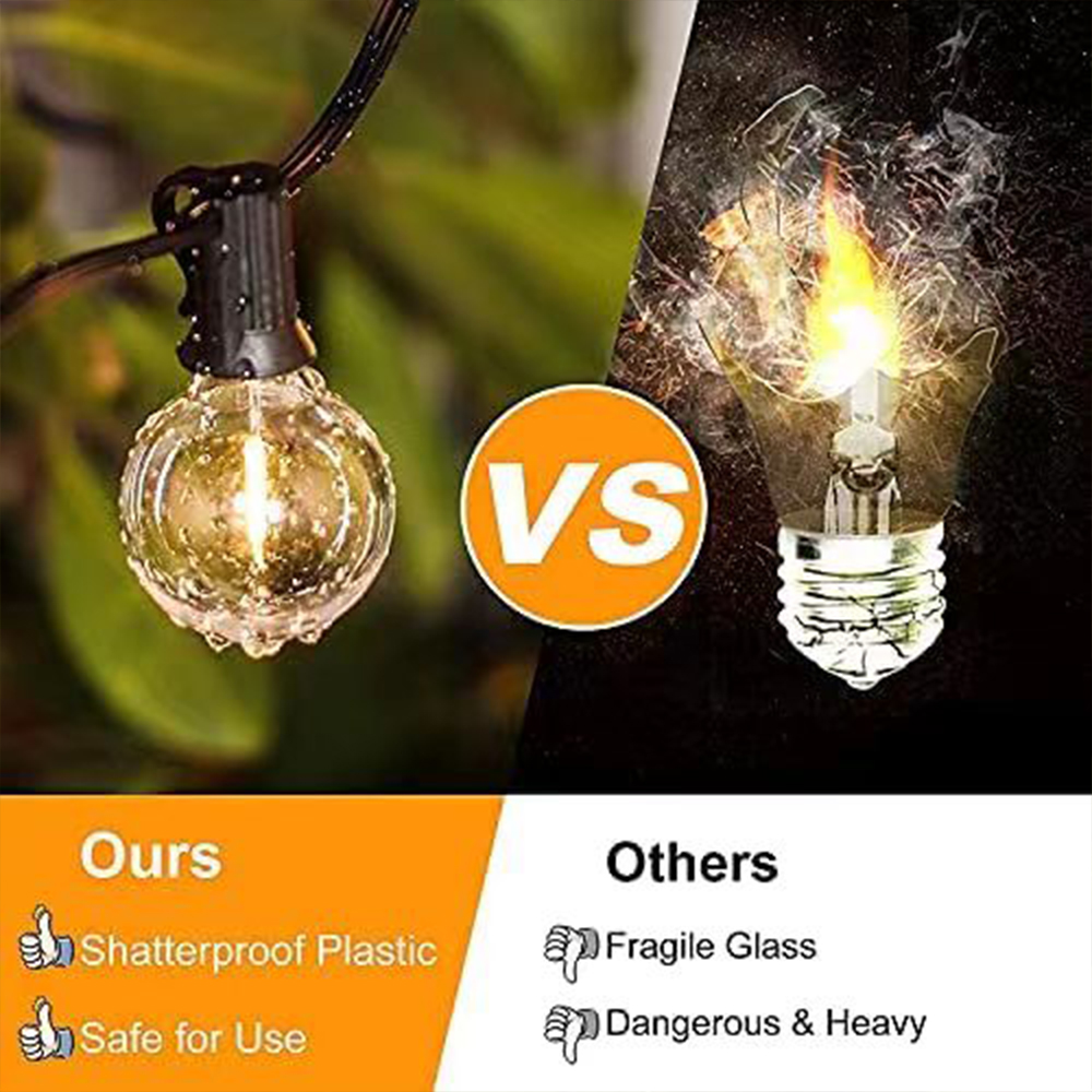 Outdoor 40LED G40 Bulbs Weddin - Outdoor Lighting Driveway recension och pris