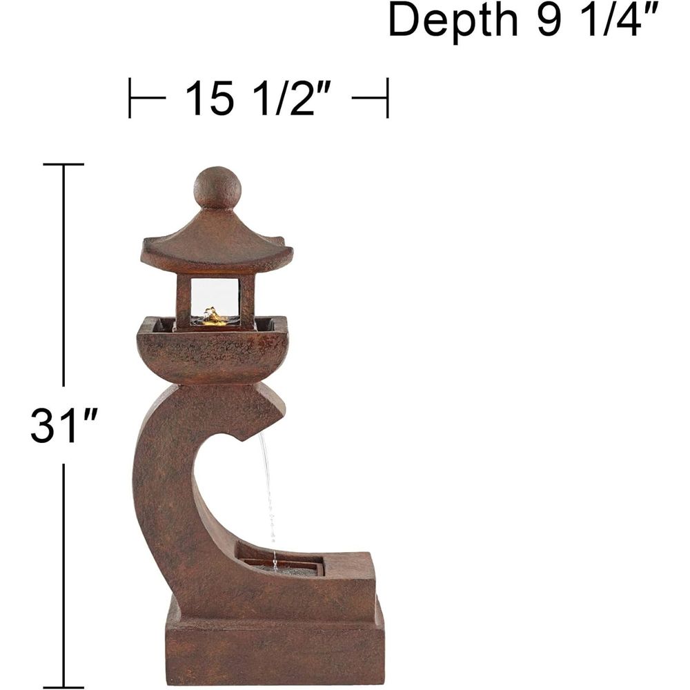 31 Zen-Inspired Rust Stone Out - Outdoor Zen Lighting recension och pris