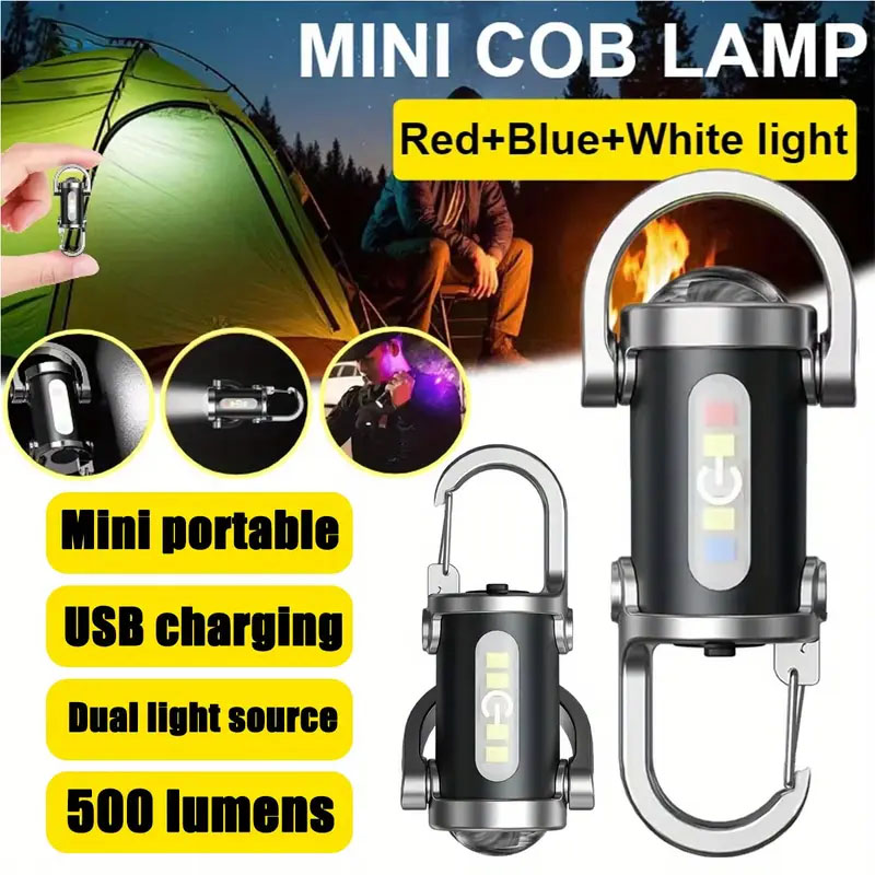 Mini LED Keychain Light Multif - Outdoor Lighting Spotlight recension och pris