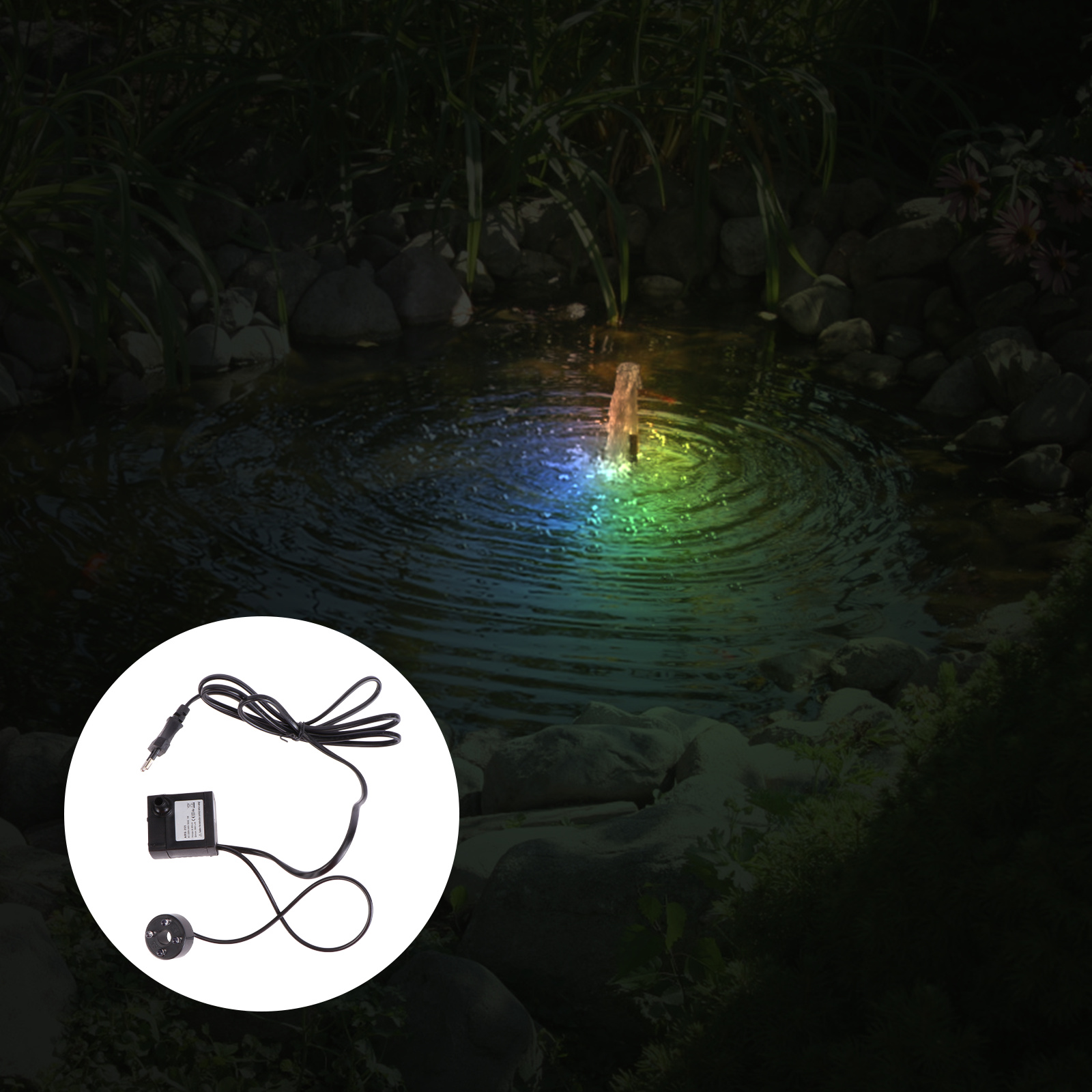 5W Submersible Circulating Wat - Pond Light Submersible recension och pris