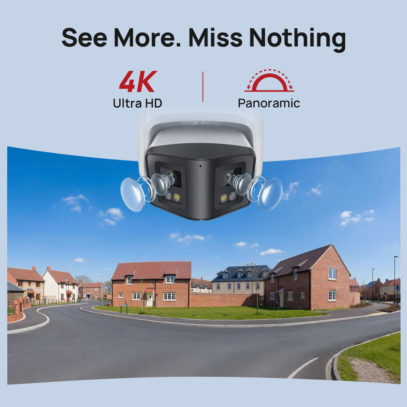 Vikylin 4/8MP Panoramic Dual L - Outdoor Lighting Mains Powered recension och pris