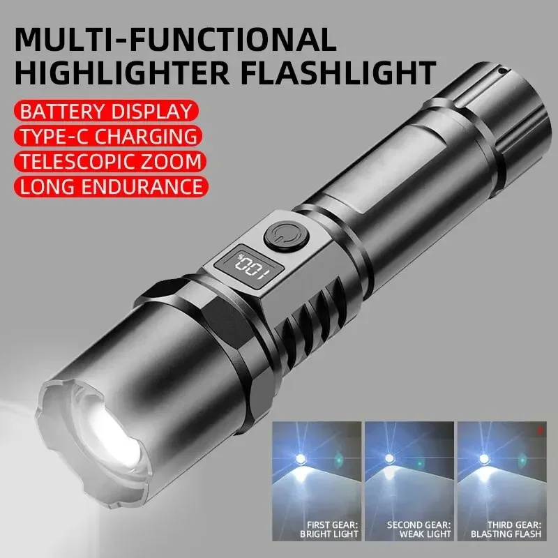 High Power XHP100 Led Flashlig - Outdoor Lighting Panel recension och pris