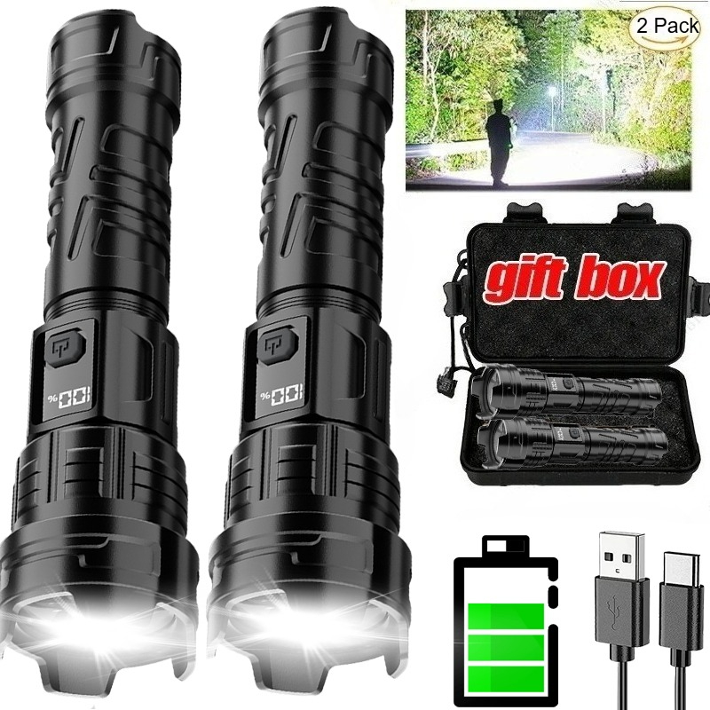 Super Bright LED Flashlight US - Outdoor Lighting Spotlight recension och pris