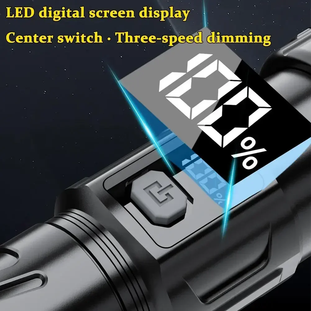 Super Bright LED Flashlight US - Outdoor Lighting Spotlight recension och pris