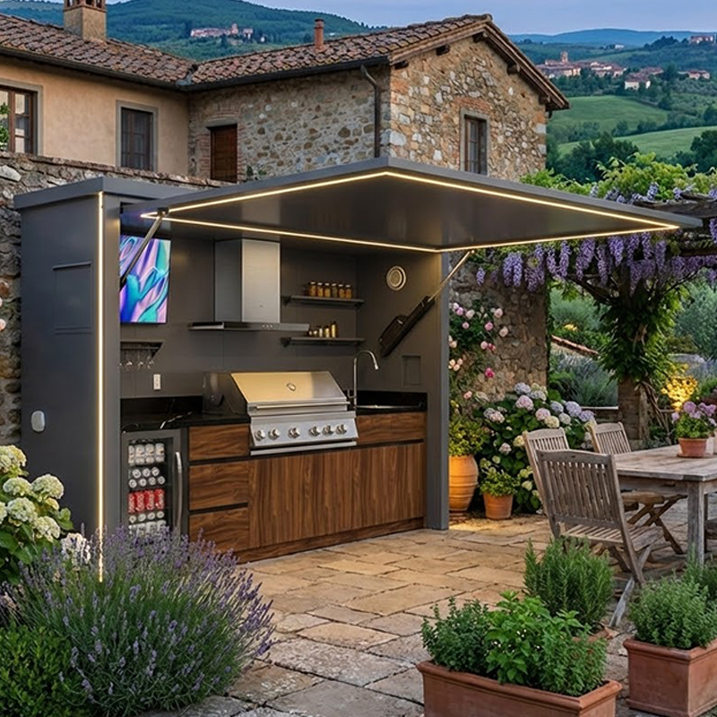 Aluminum Outdoor Kitchen Suite - Outdoor Lighting Restaurant recension och pris