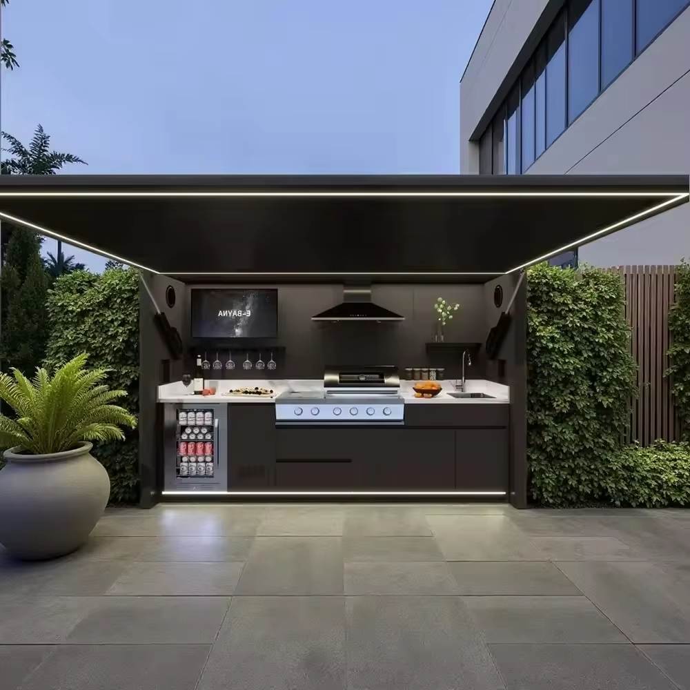 Aluminum Outdoor Kitchen Suite - Outdoor Lighting Restaurant recension och pris