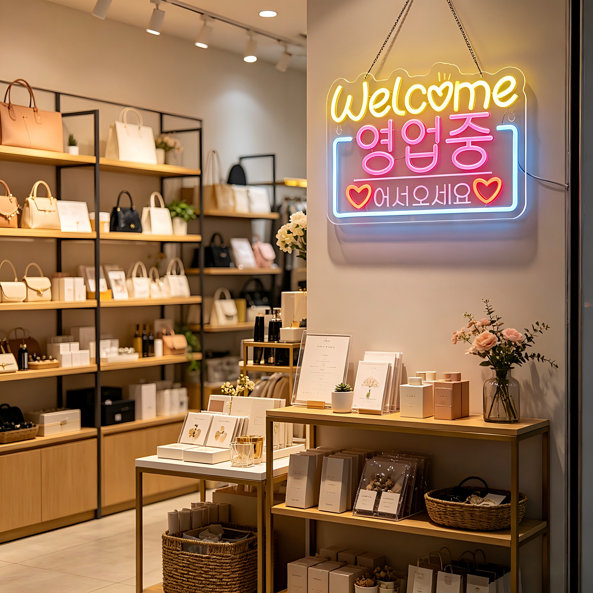 Korean Welcome on Sale Neon Si - Outdoor Lighting Restaurant recension och pris